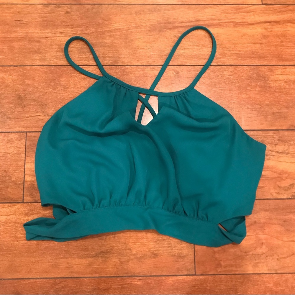 Emerald Crop Top - Closest Clearance